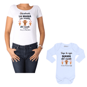 Conjunto Mamá Bebé Mamá más increíble Ositos Calambur