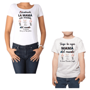 Conjunto Mamá Niños Mamá más increíble Conejos Calambur