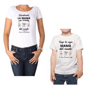 Conjunto Mamá Niños Koala Poleras Mamá Más Increíble Calambur