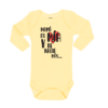 Body bebé Mamá es mía y de nadie más Día de la Madre Calambur amarillo