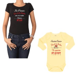 Conjunto Abuela Nieta Polera y Body Día de la Madre Calambur