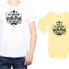 Conjunto Día del Padre Papá Bebé Polera y Body Calambur