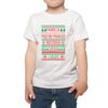 polera niño familia navidad rojo verde personalizada 100% algodón blanco